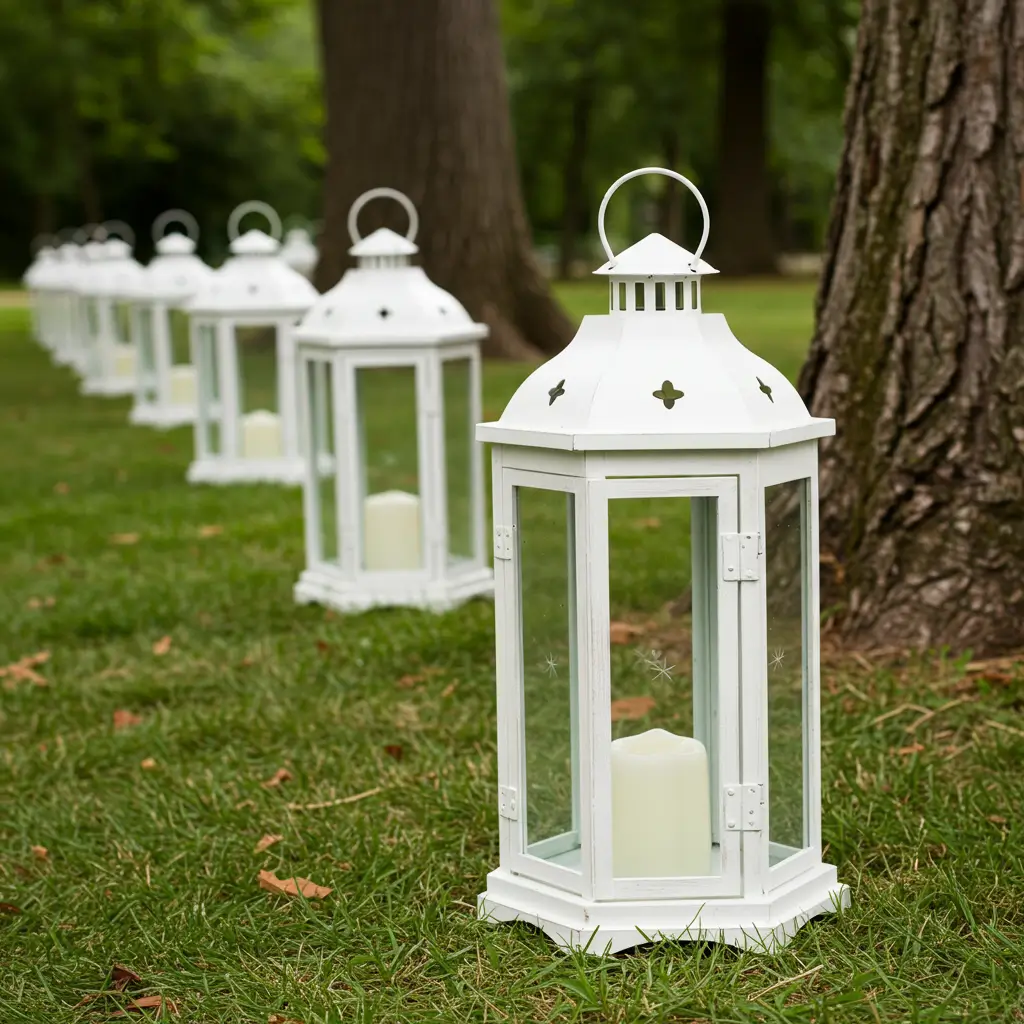 Simple White Lanterns