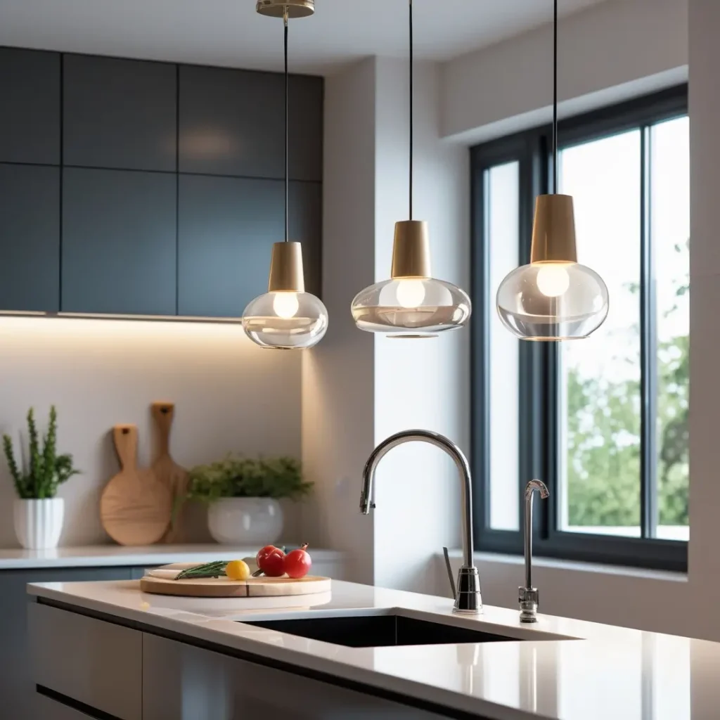 Sleek LED Pendant Lights