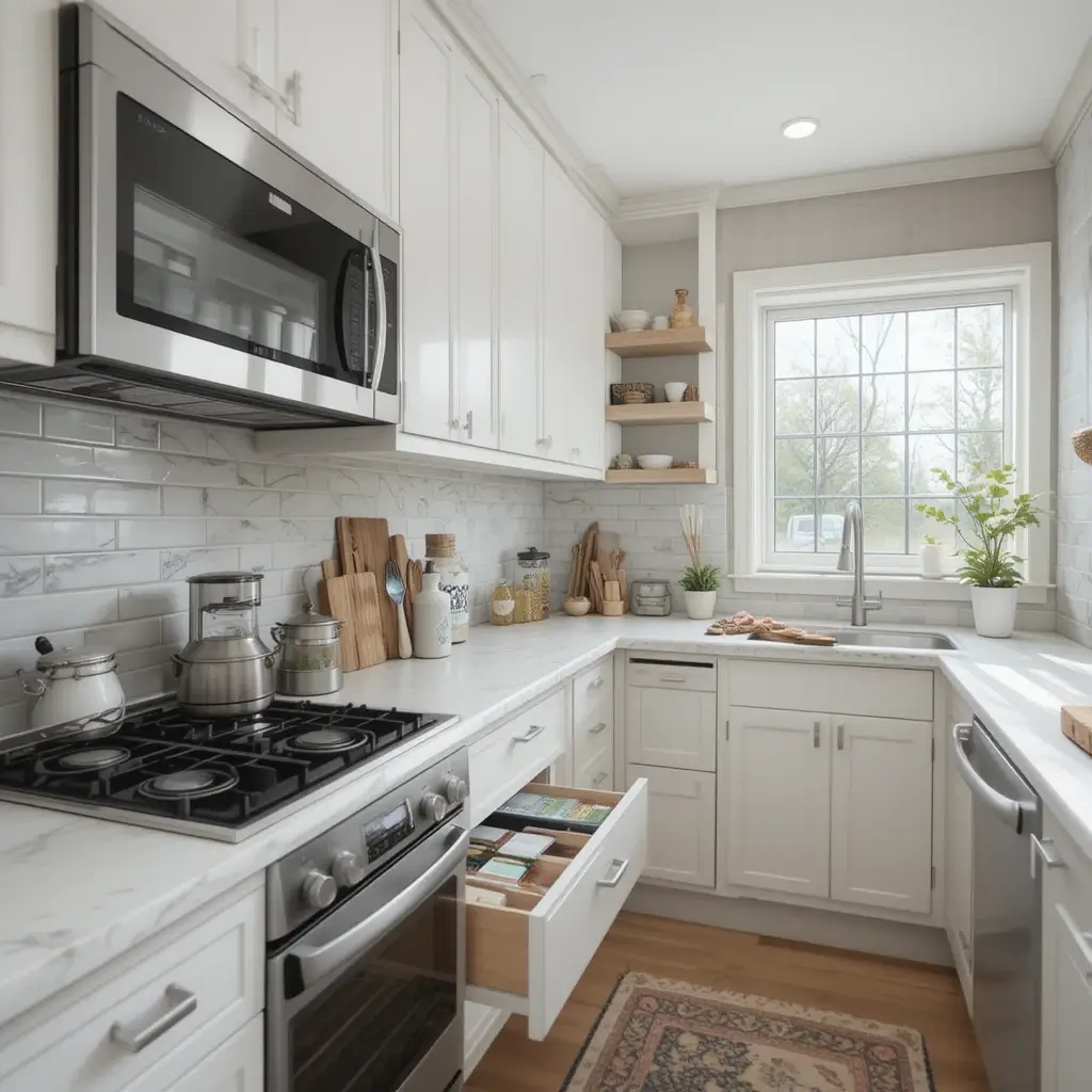 Sliding Drawers and Shelves