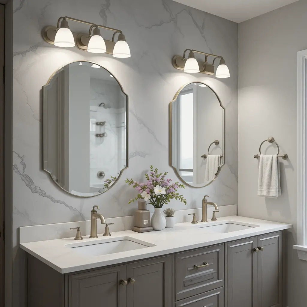 Smart Vanity Lights with Dimming Options
