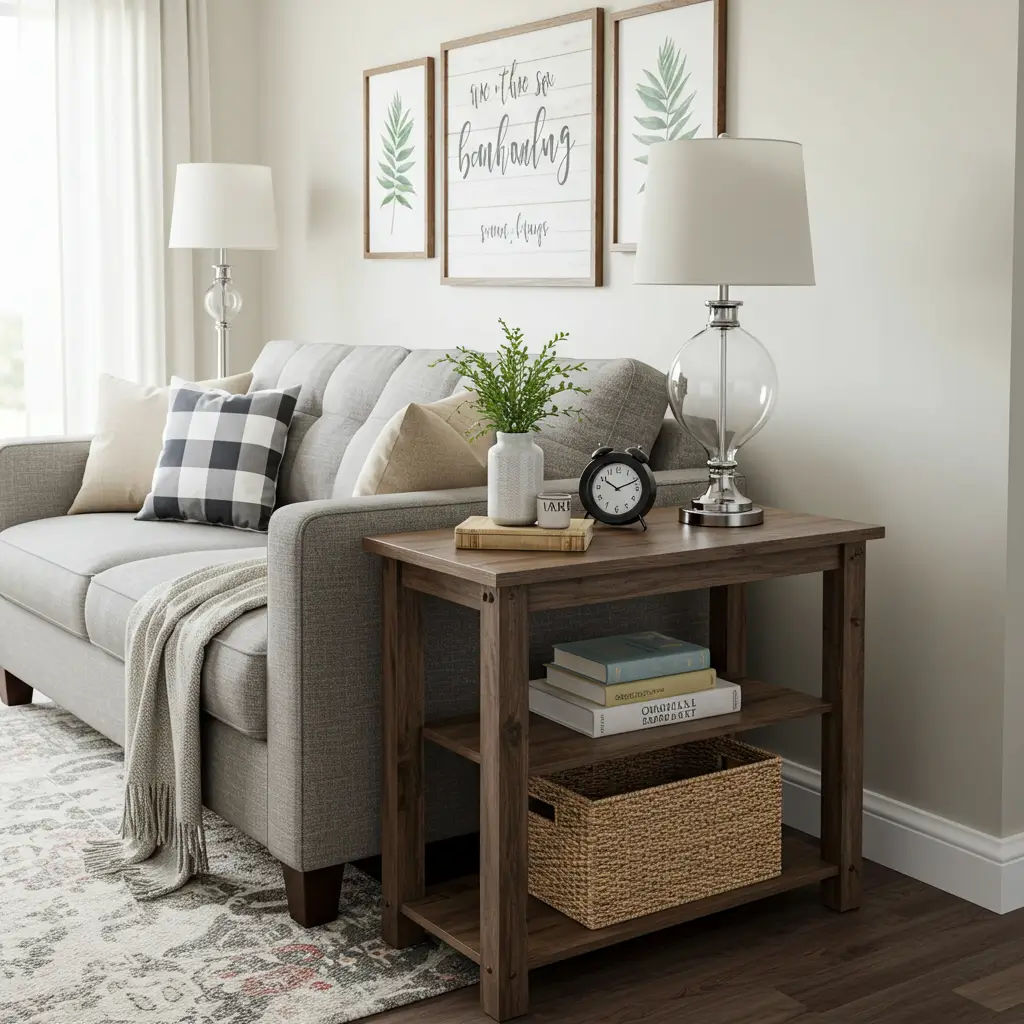 Sofa Table Behind Couch