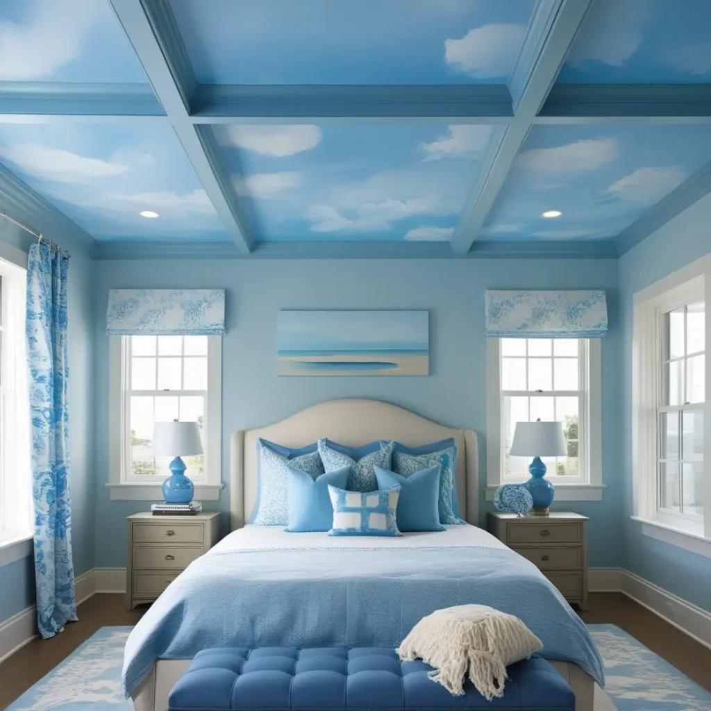 Soft Blue Ceiling Paint
