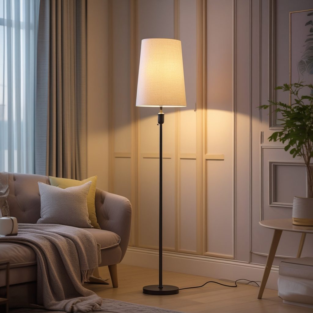 Soft LED Floor Lamps with Dimming Features
