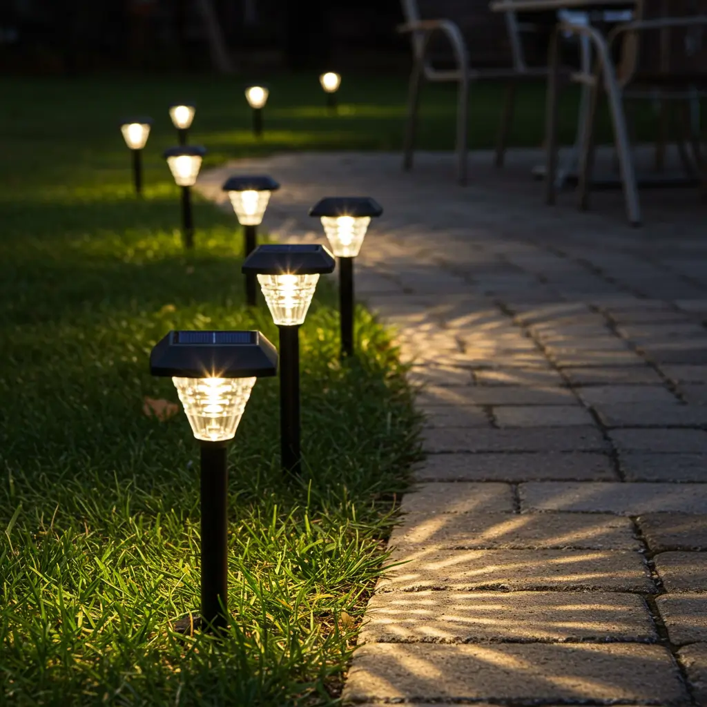 Solar-Powered Garden Stake Lights
