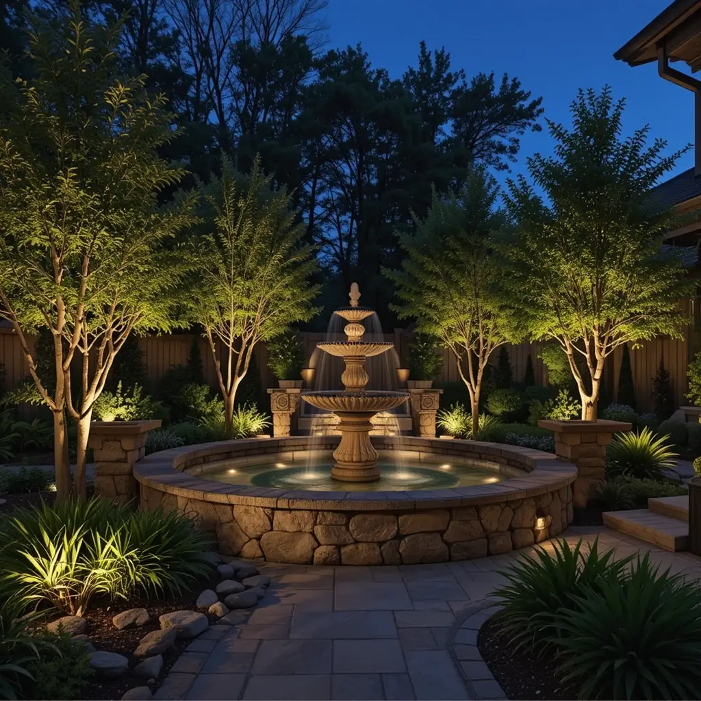Spotlights to Highlight Features