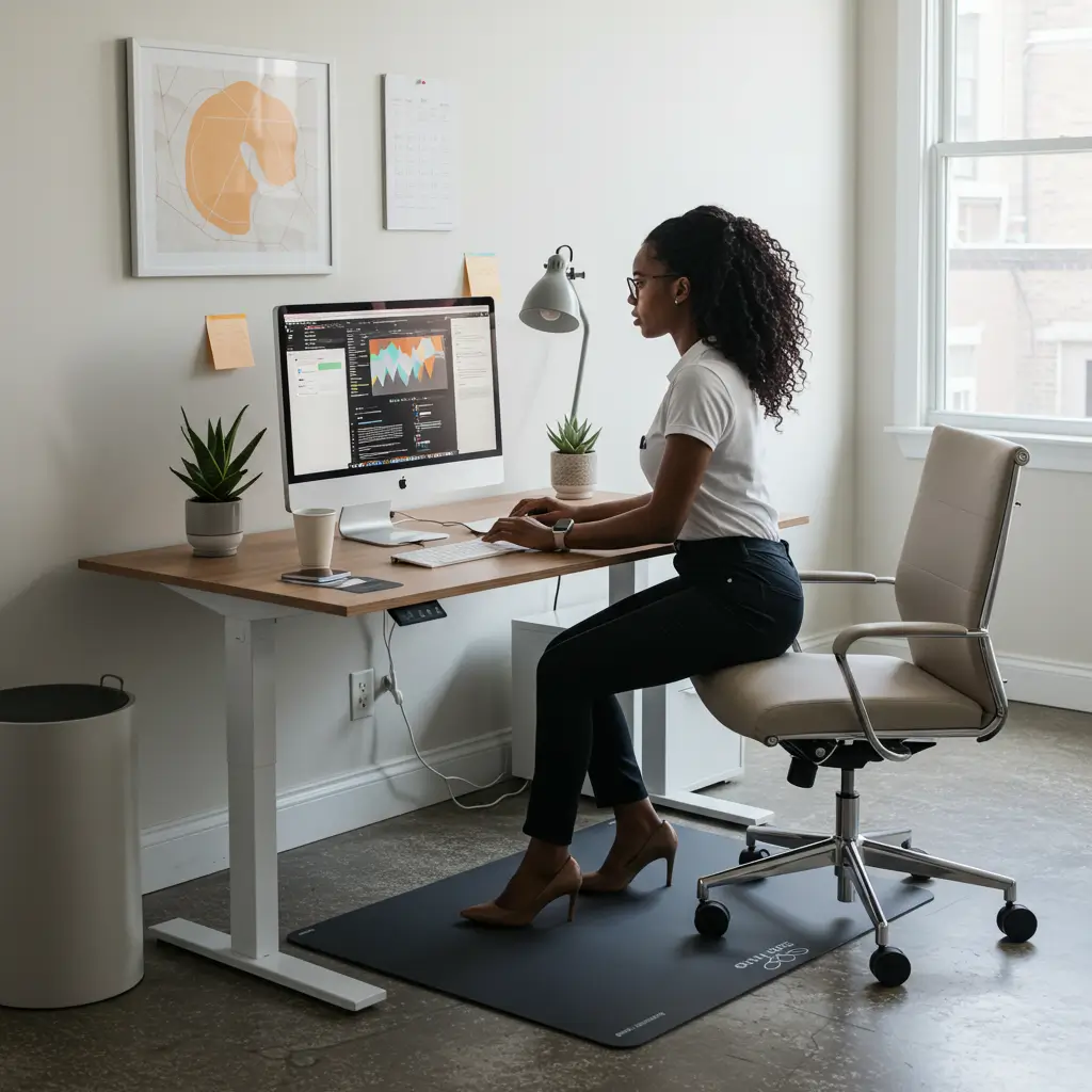 Standing Desk with Mobility