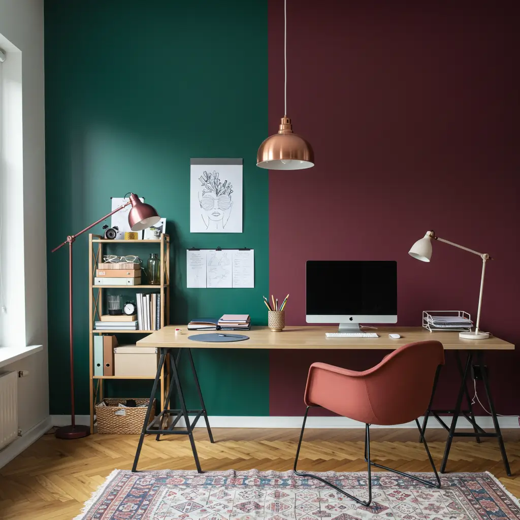Statement Wall in Bold Color