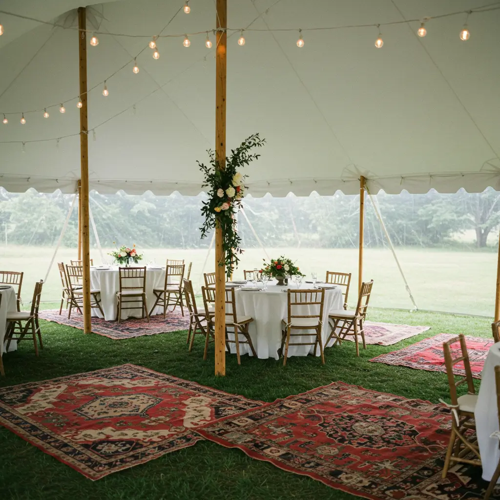 Tent with Vintage Rugs