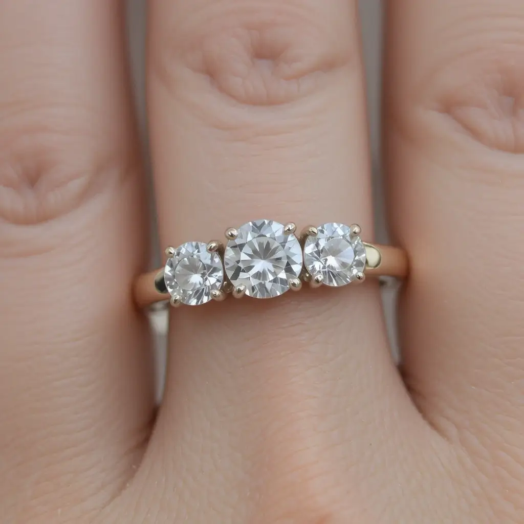 Three-Stone Wedding Band