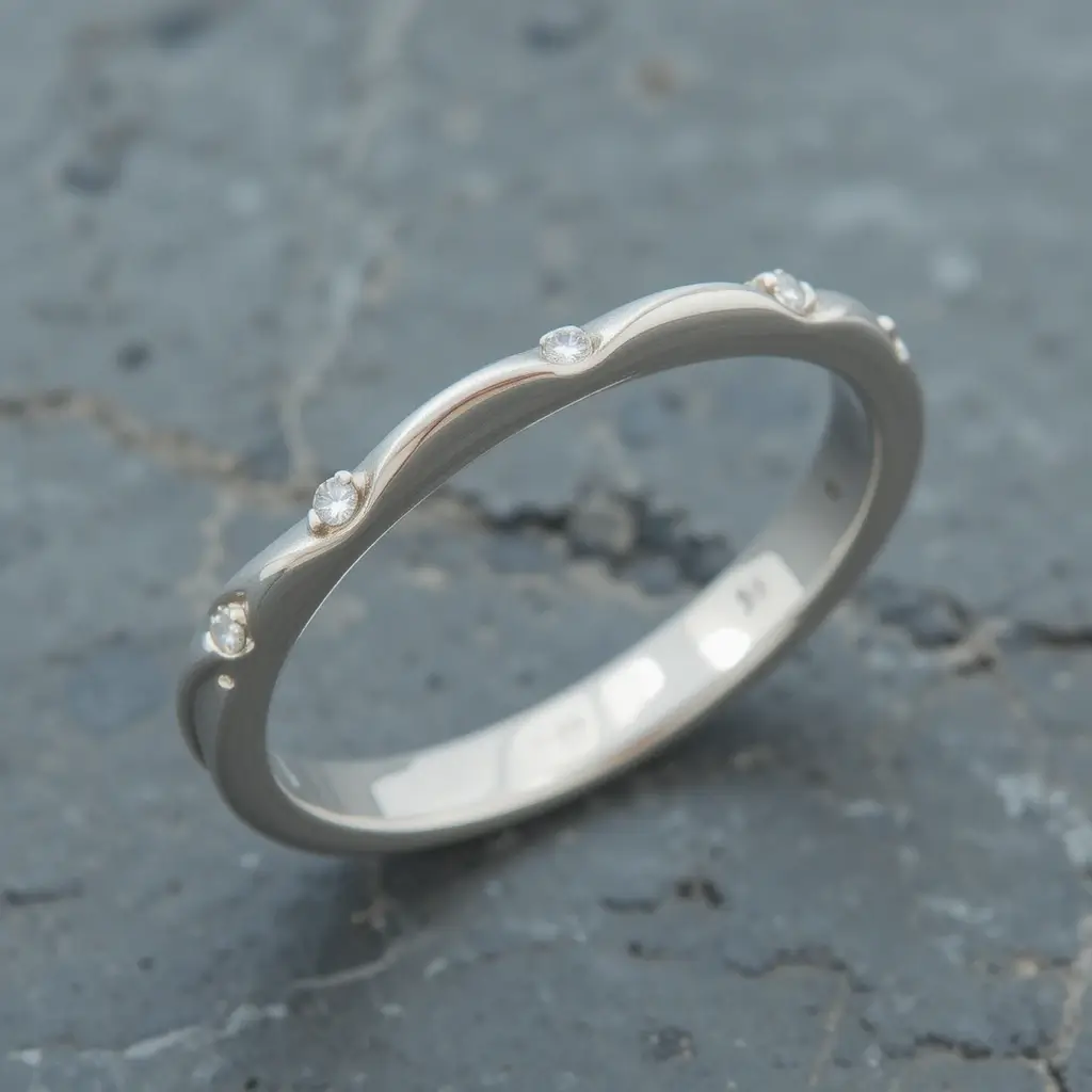 Tiny Dot Diamond Band