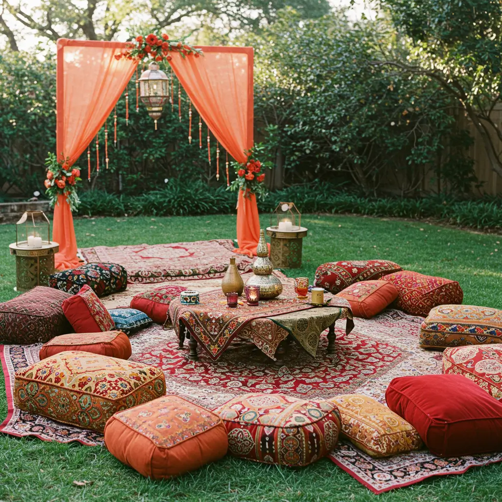 Traditional Henna Ceremony Garden