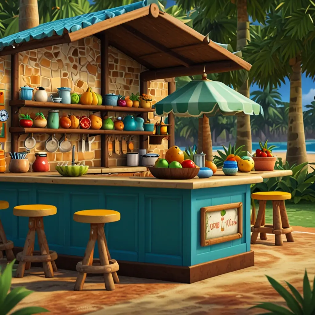 Tropical Fruit Bar Kitchen