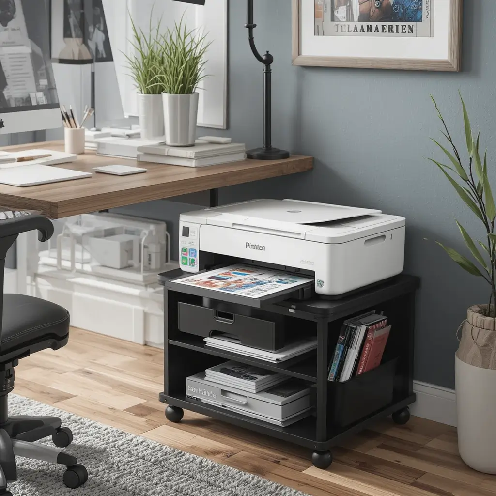 Try a Compact Printer Stand