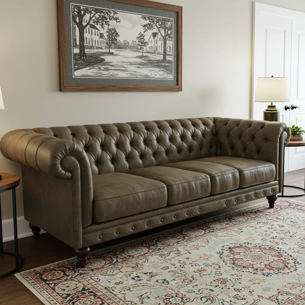 Tufted Back Sofa