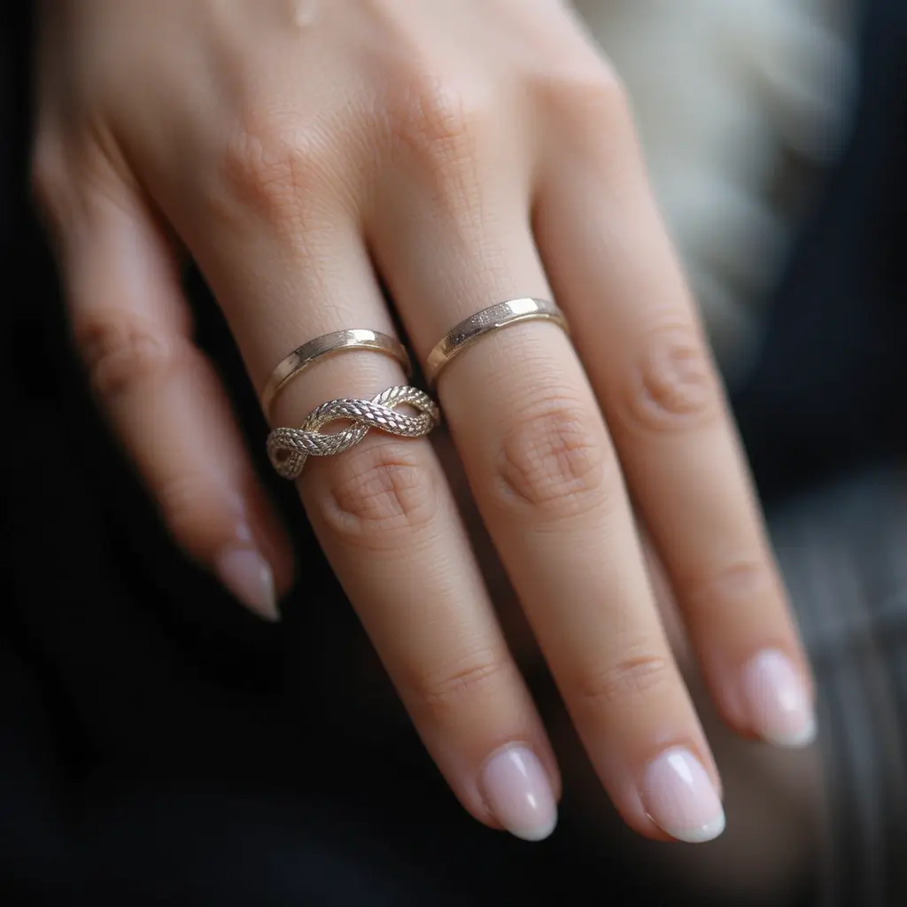 Twisted Rope Wedding Band