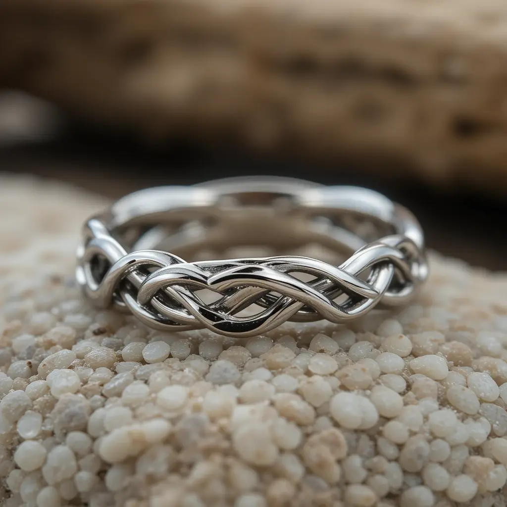 Twisted Vine Wedding Band