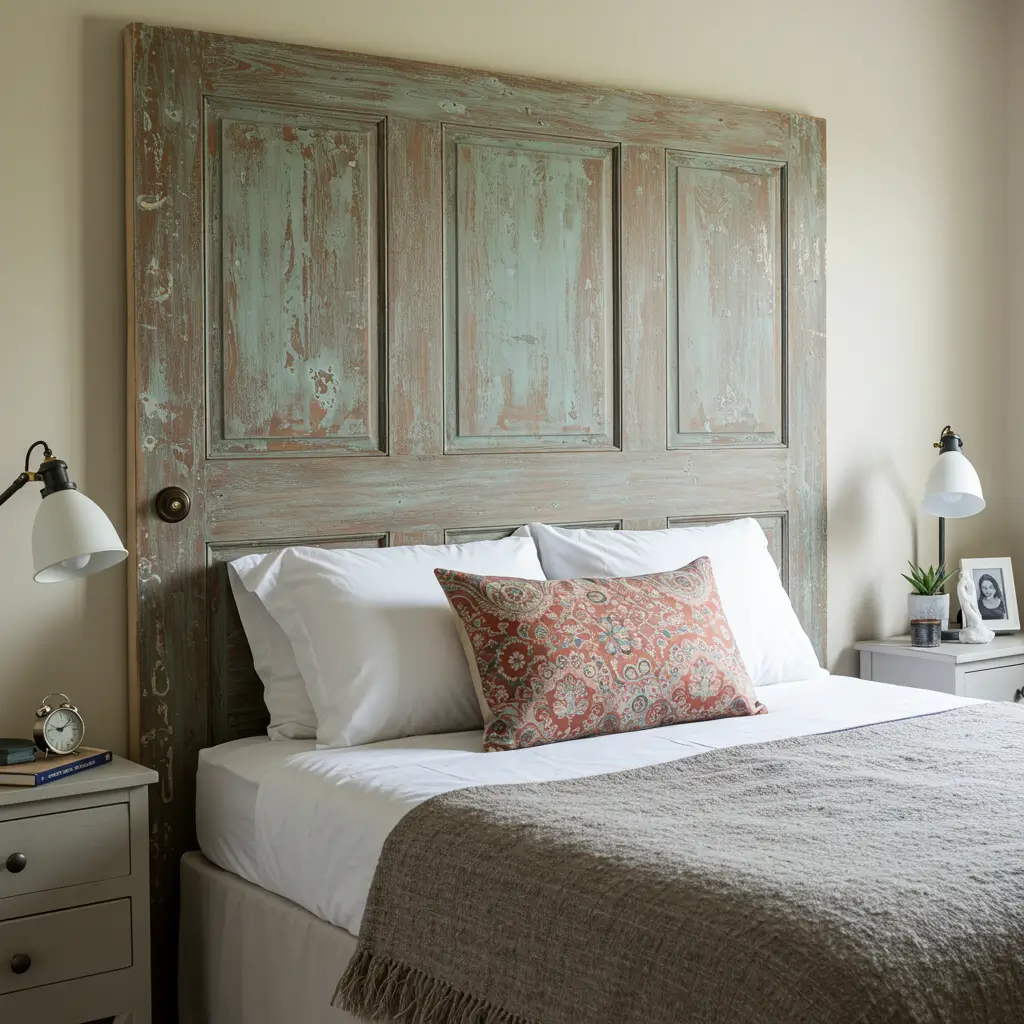 Upcycled Door Headboards