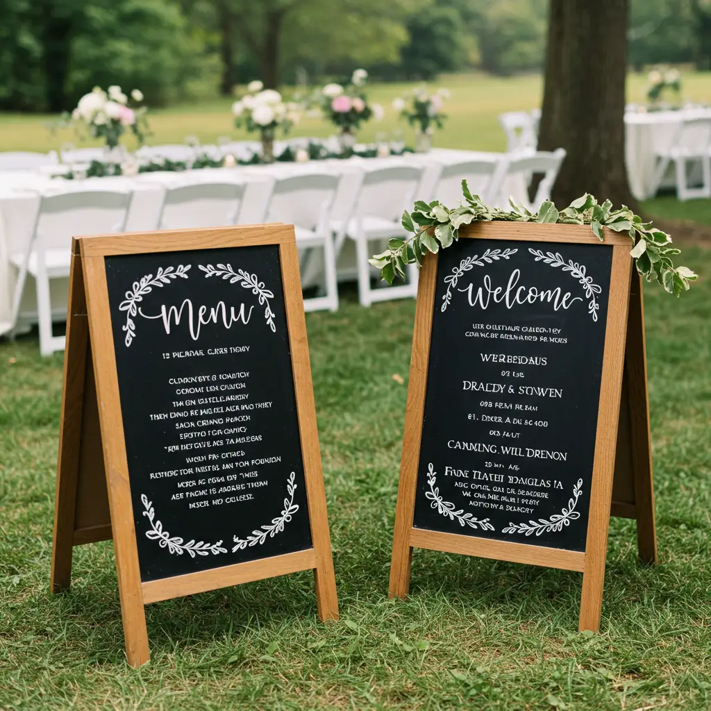 Use Chalkboard Signs