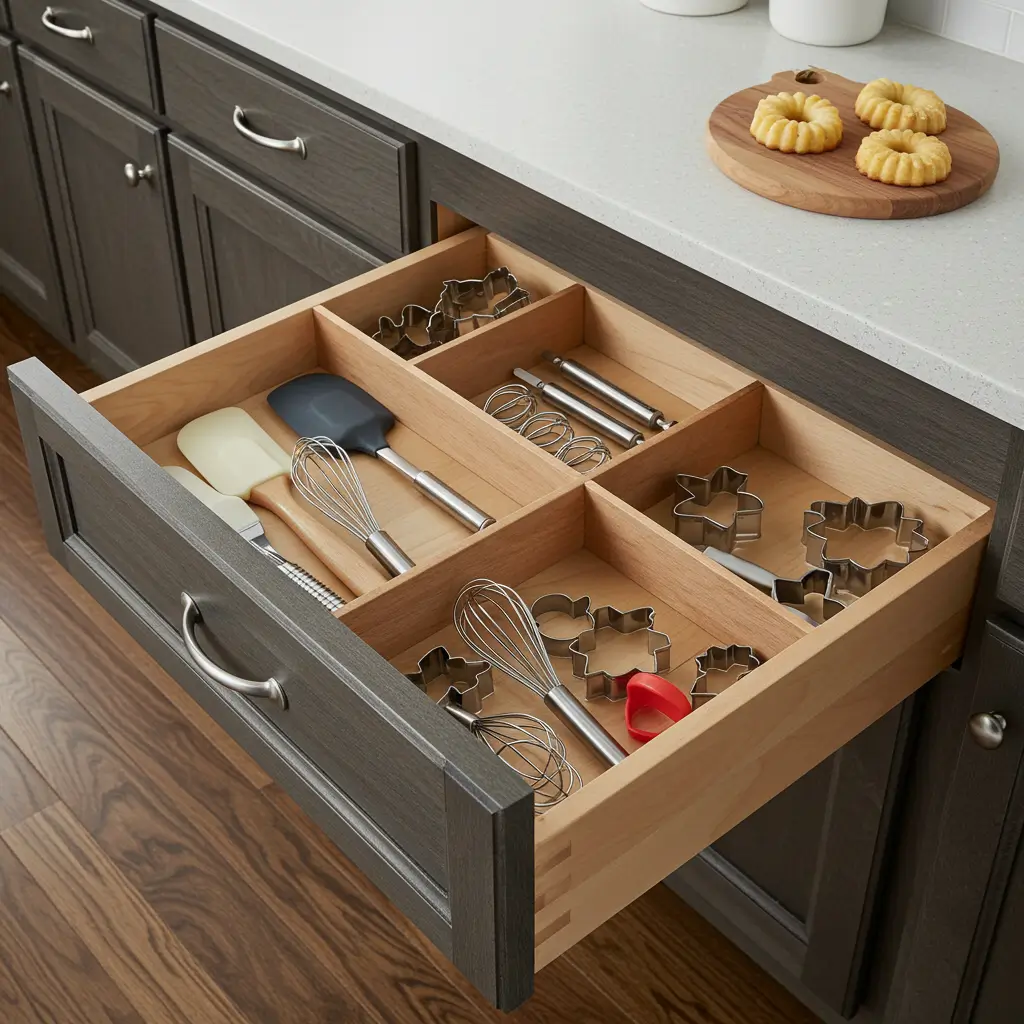 Use Drawer Dividers for Utensils