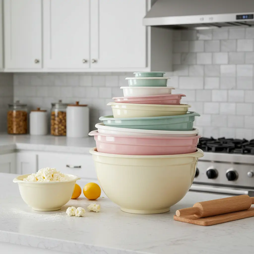Use Stackable Mixing Bowls