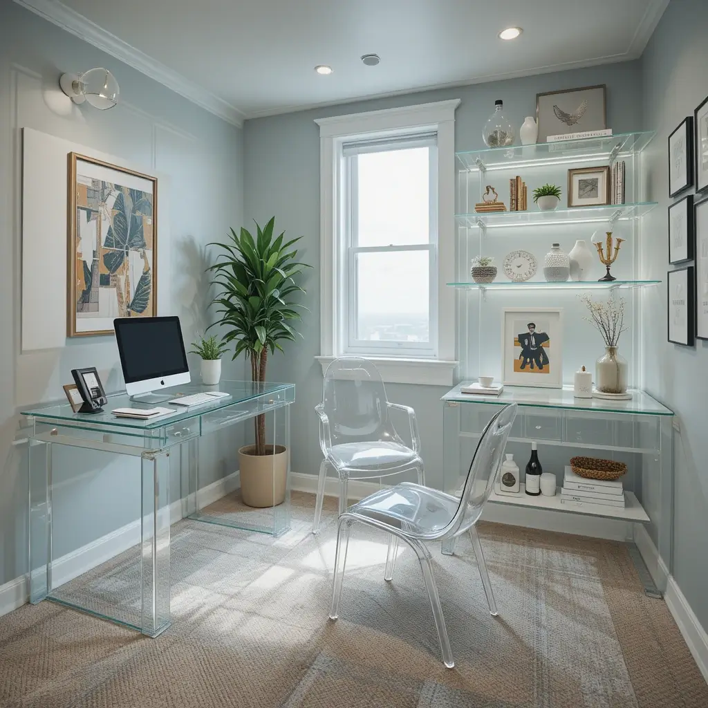 Use Transparent Furniture for a Light Feel