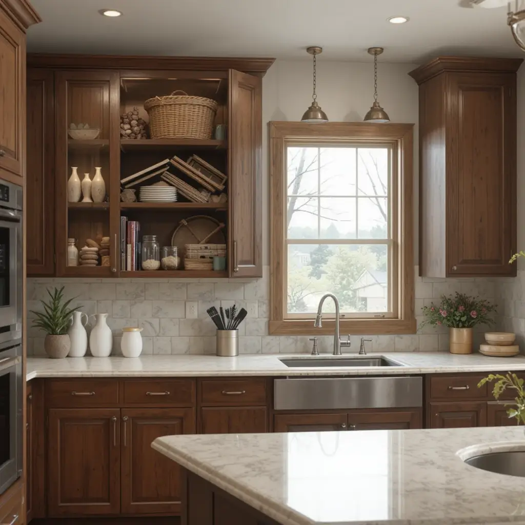Use Vertical Storage Above Cabinets