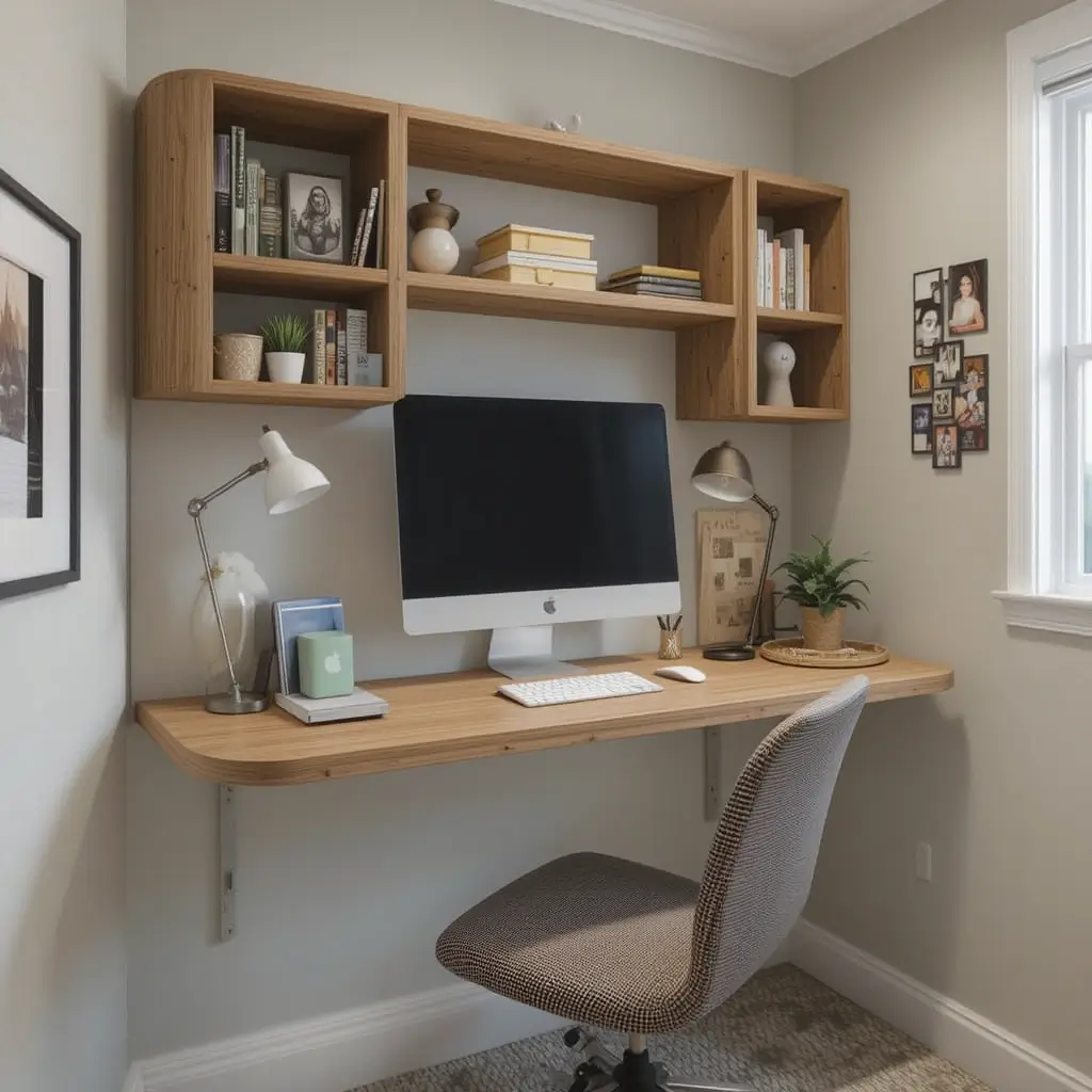 Use Wall-Mounted Desks