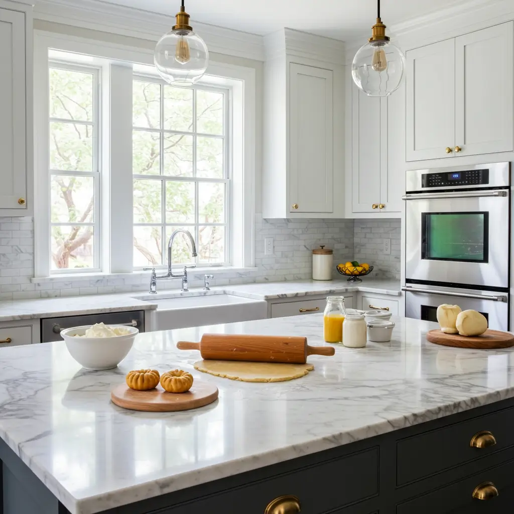 Use a Marble Countertop for Rolling Dough