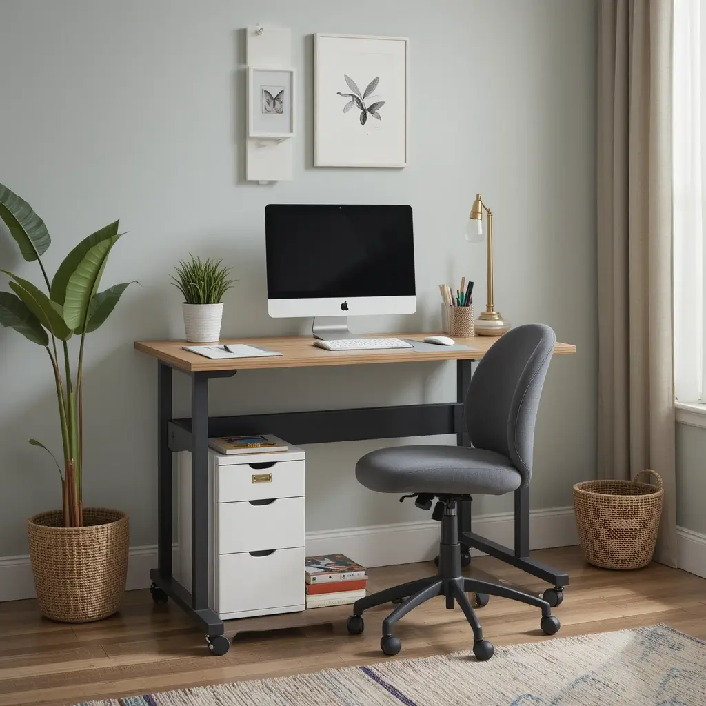 Use a Rolling Desk for Flexibility