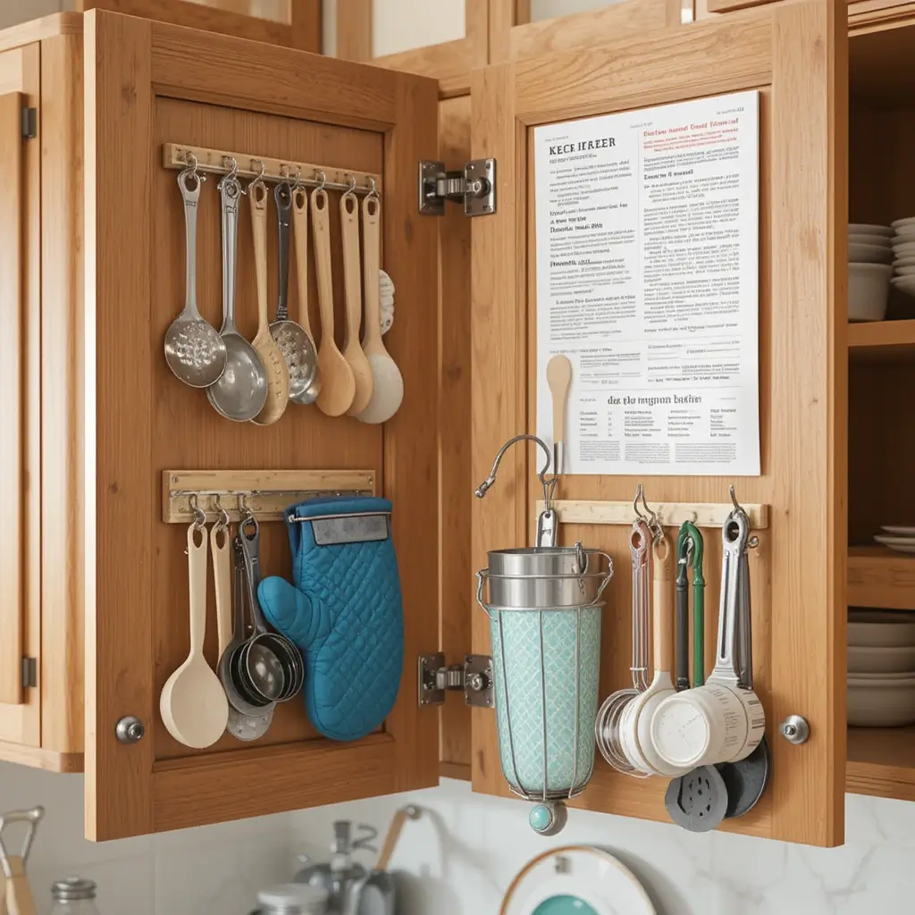 Use the Inside of Cabinet Doors