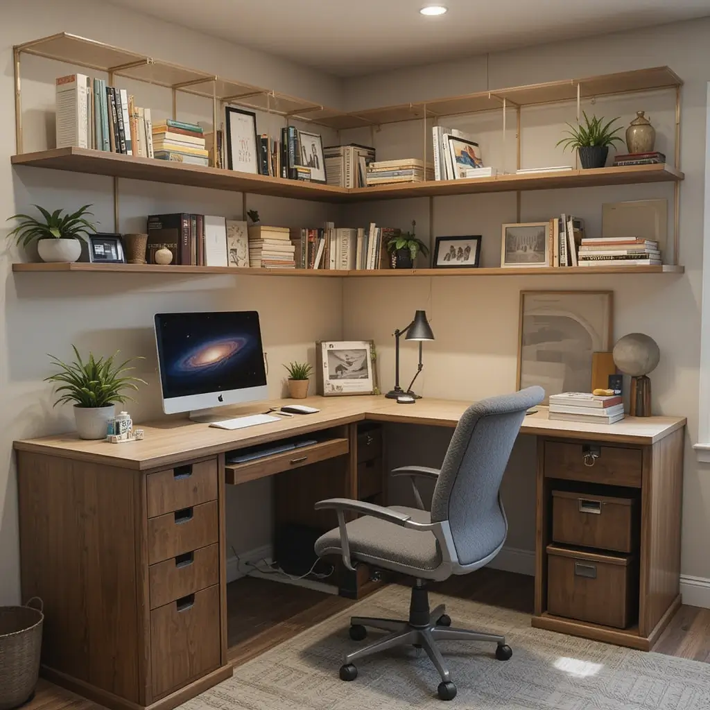 Utilize Corner Desks for Efficient Layouts