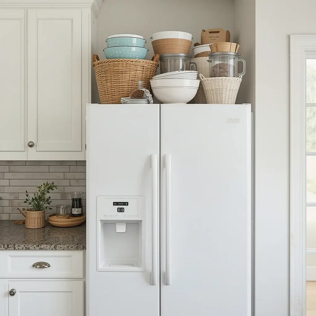 Utilize the Top of Your Fridge
