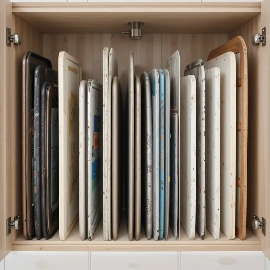 Vertical Tray Storage