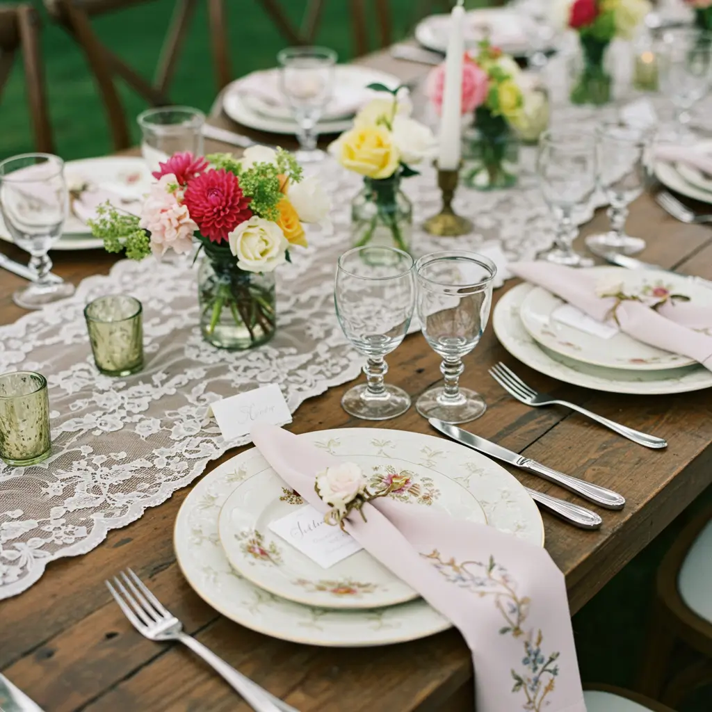Vintage China Settings