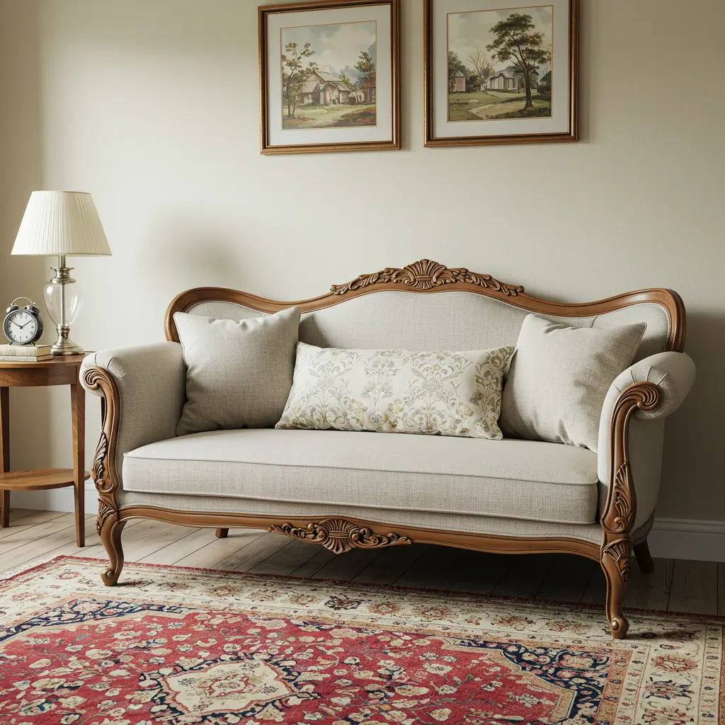 Vintage Compact Sofa