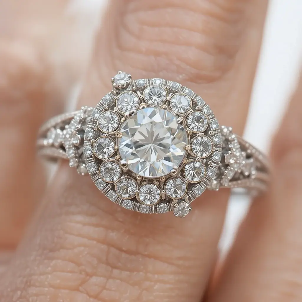 Vintage Floral Halo Band