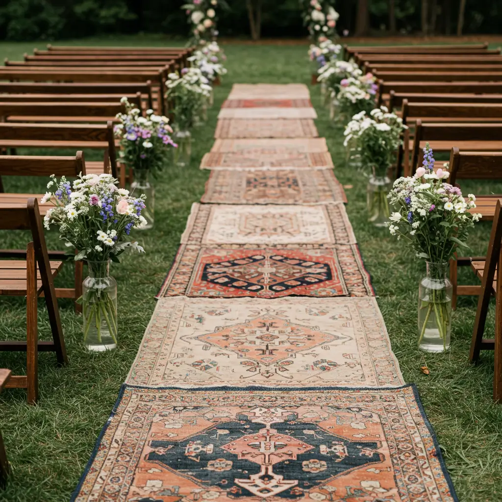 Vintage Rugs for the Aisle