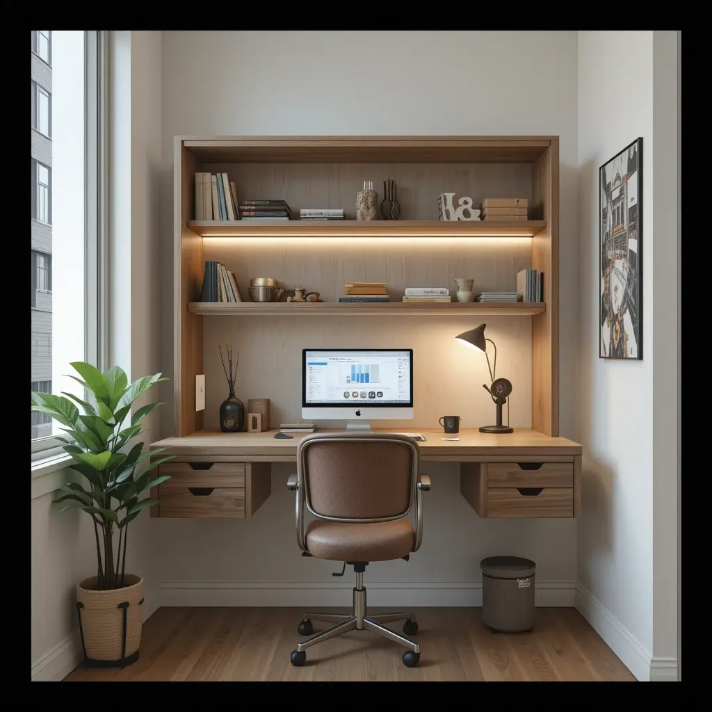 Wall-Mounted Desks That Fold Away