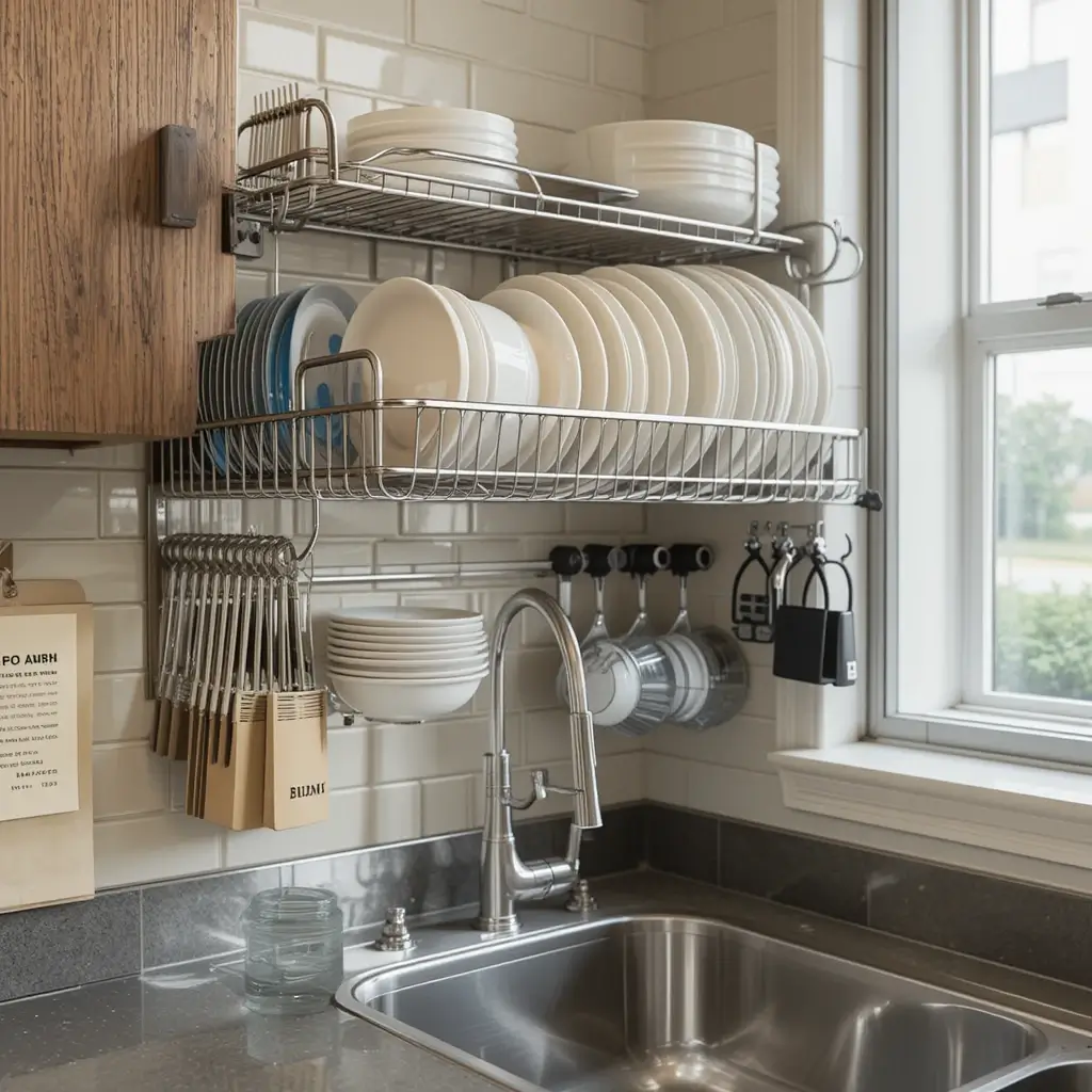 Wall Mounted Dish Racks