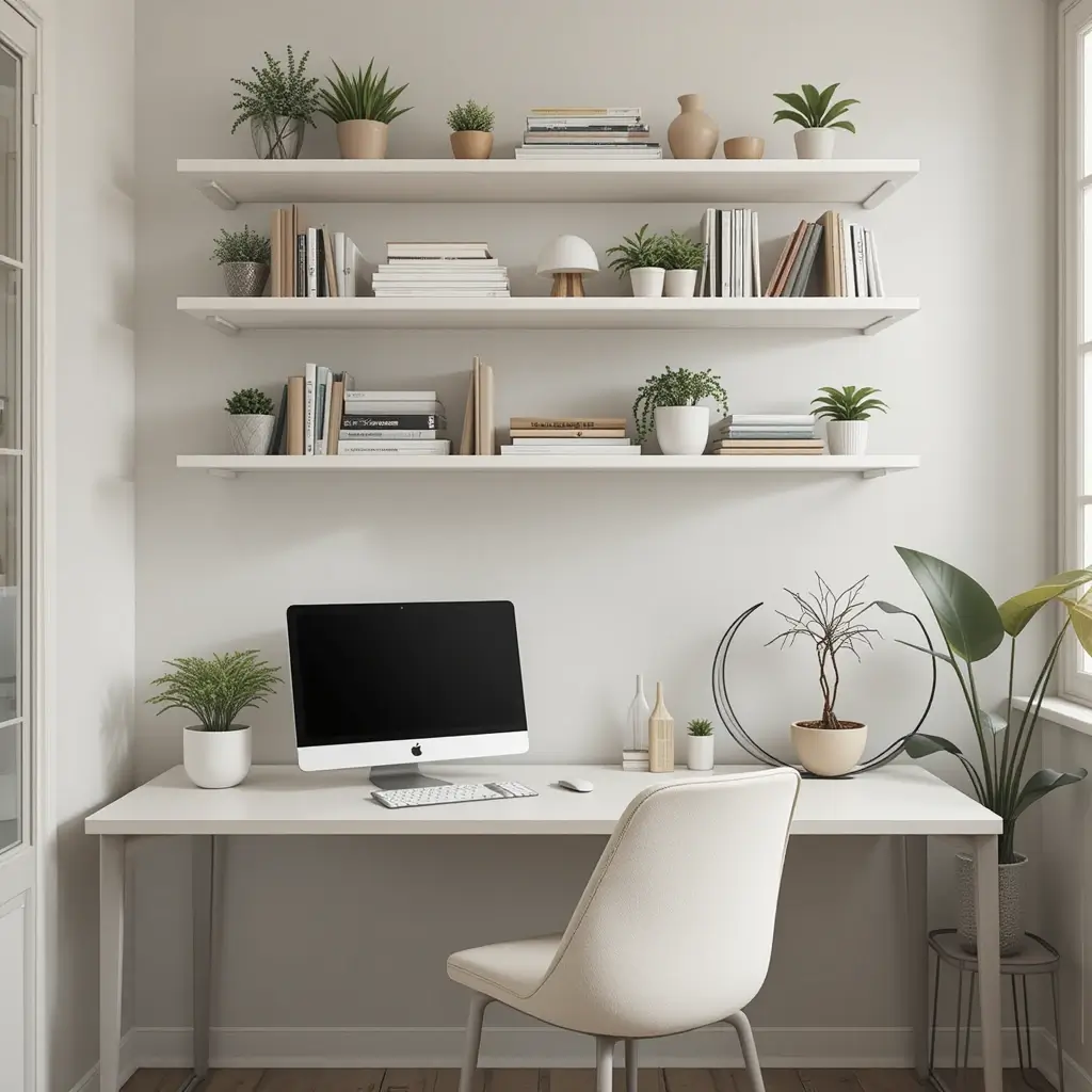 Wall-Mounted Shelves for Storage