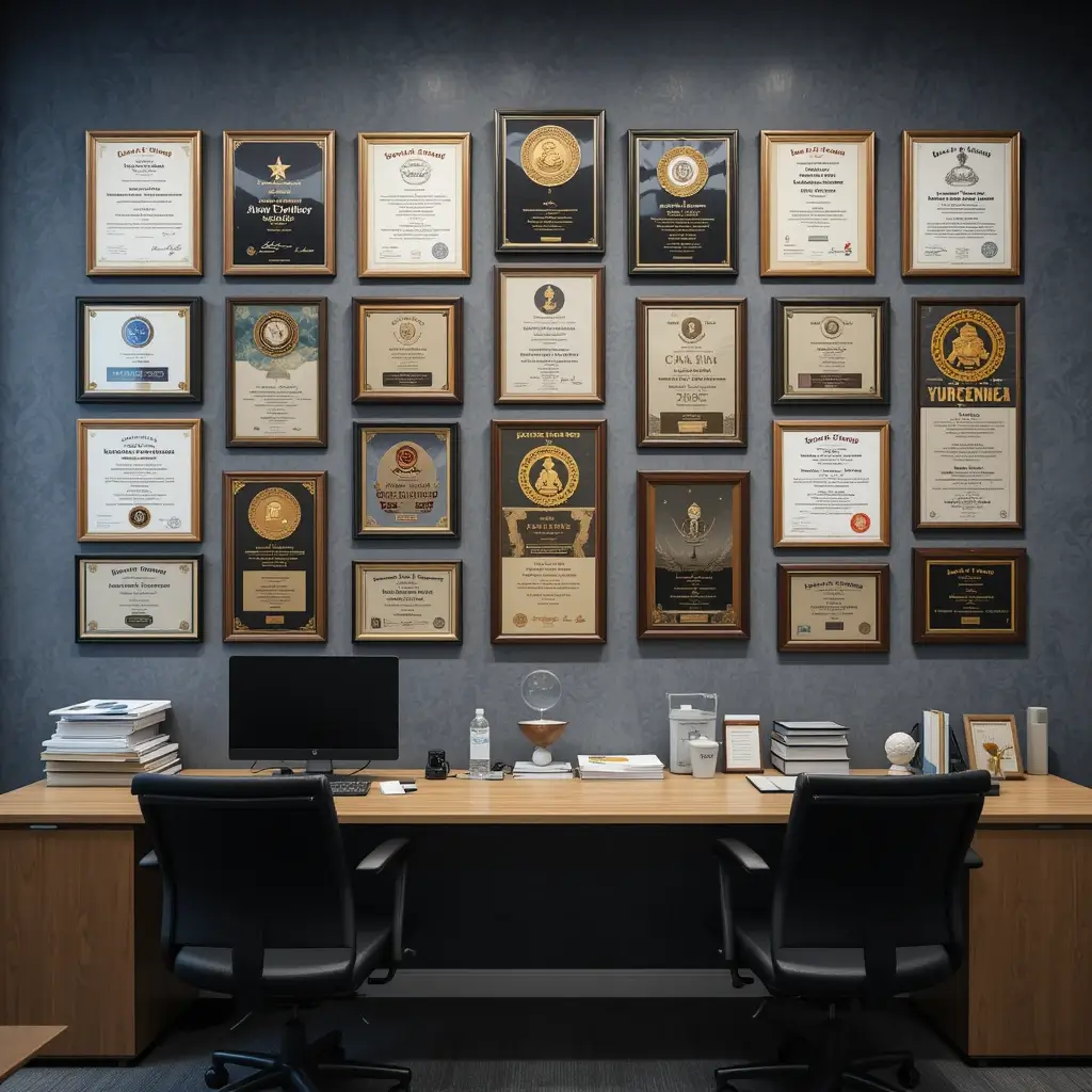 Wall of Achievements and Awards