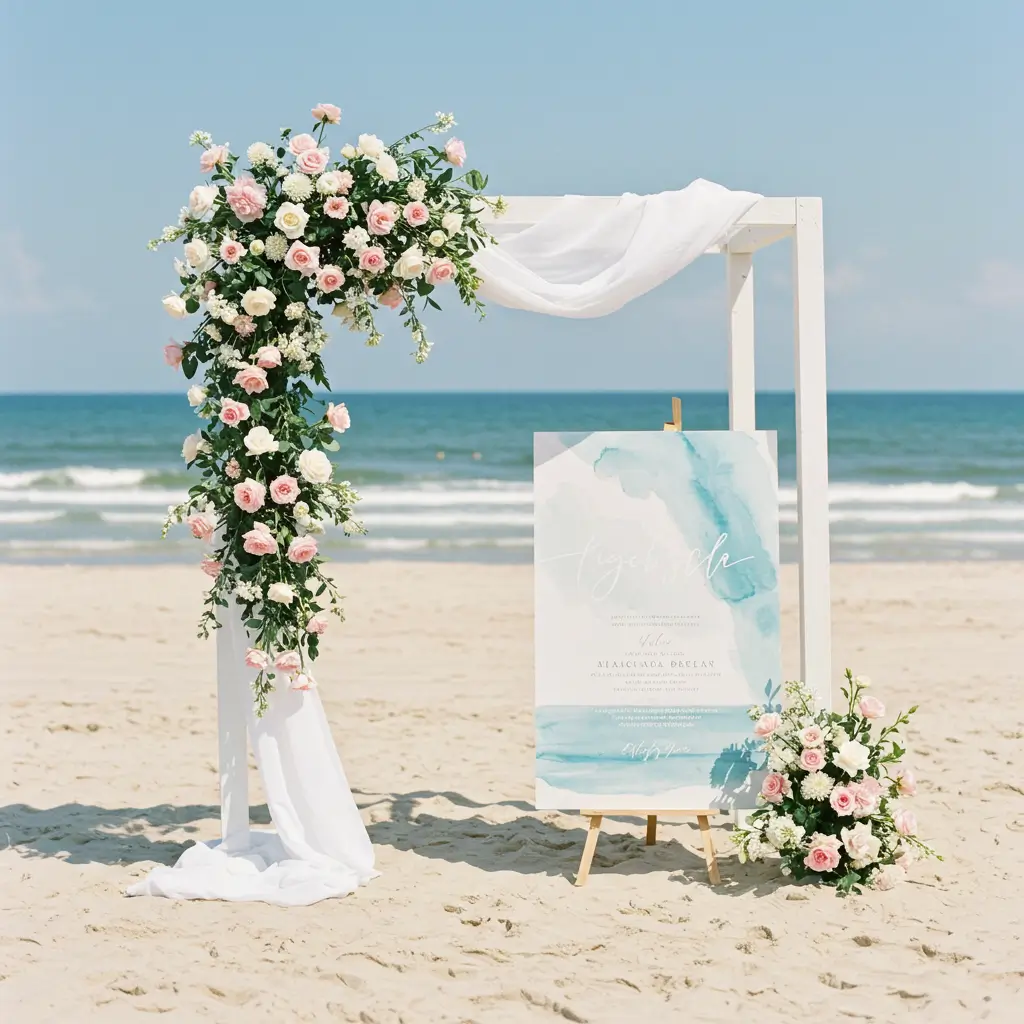 Watercolor Beach Dream