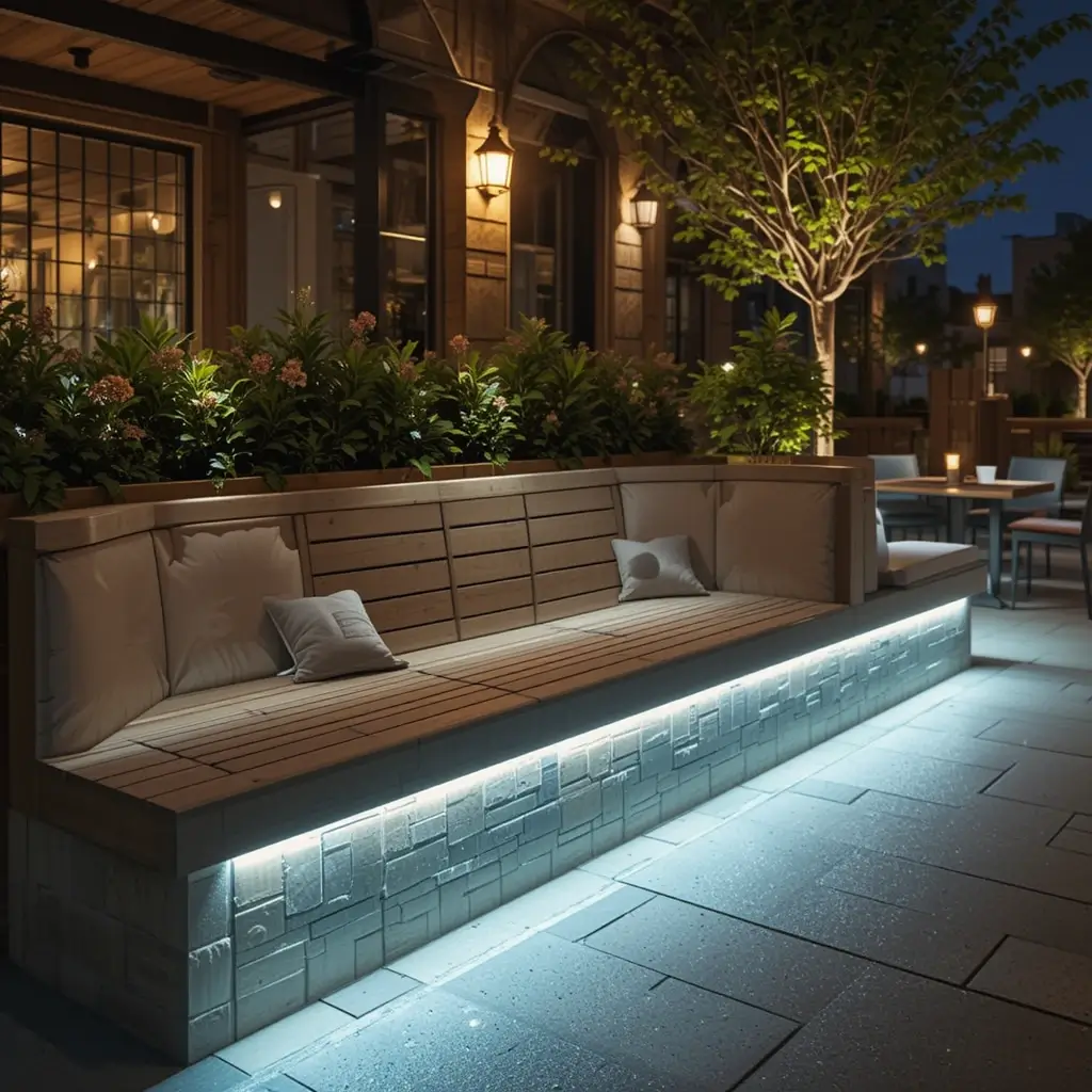Waterproof LED Strip Lights Under Seating