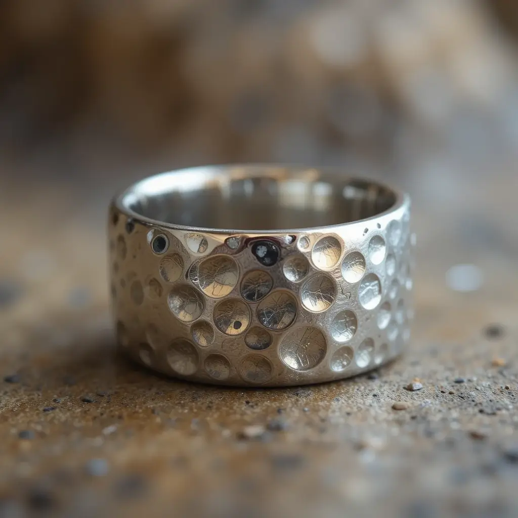 Wide Hammered Band