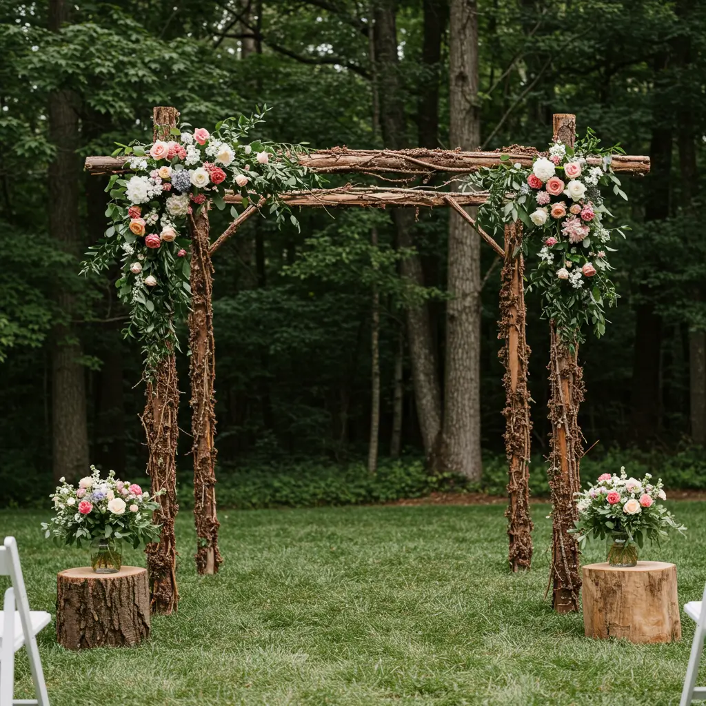 Wildwood Arch for Ceremony