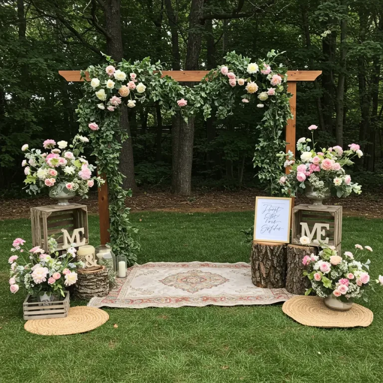 backyard wedding ideas at home