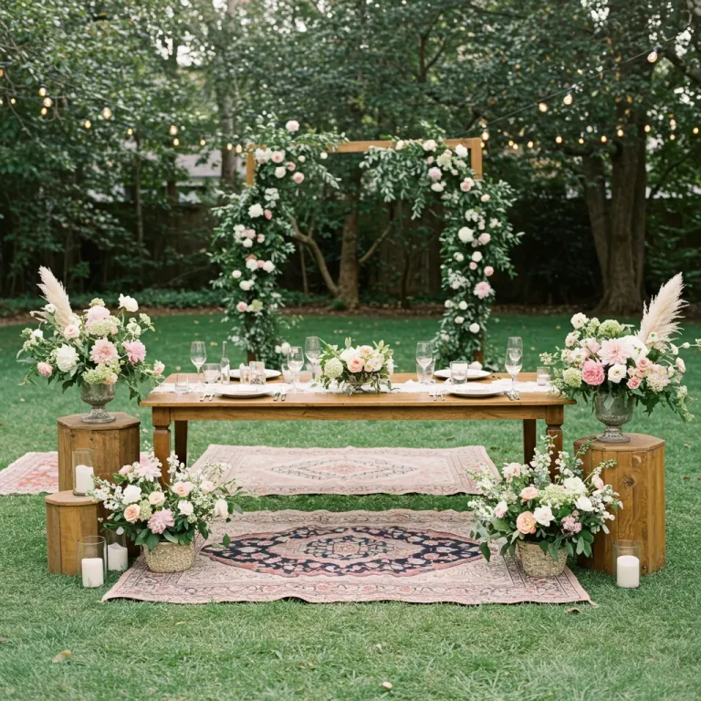backyard wedding ideas on a budget