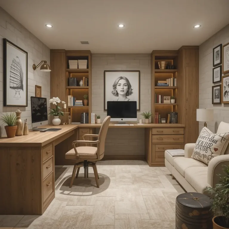 office ideas for basement