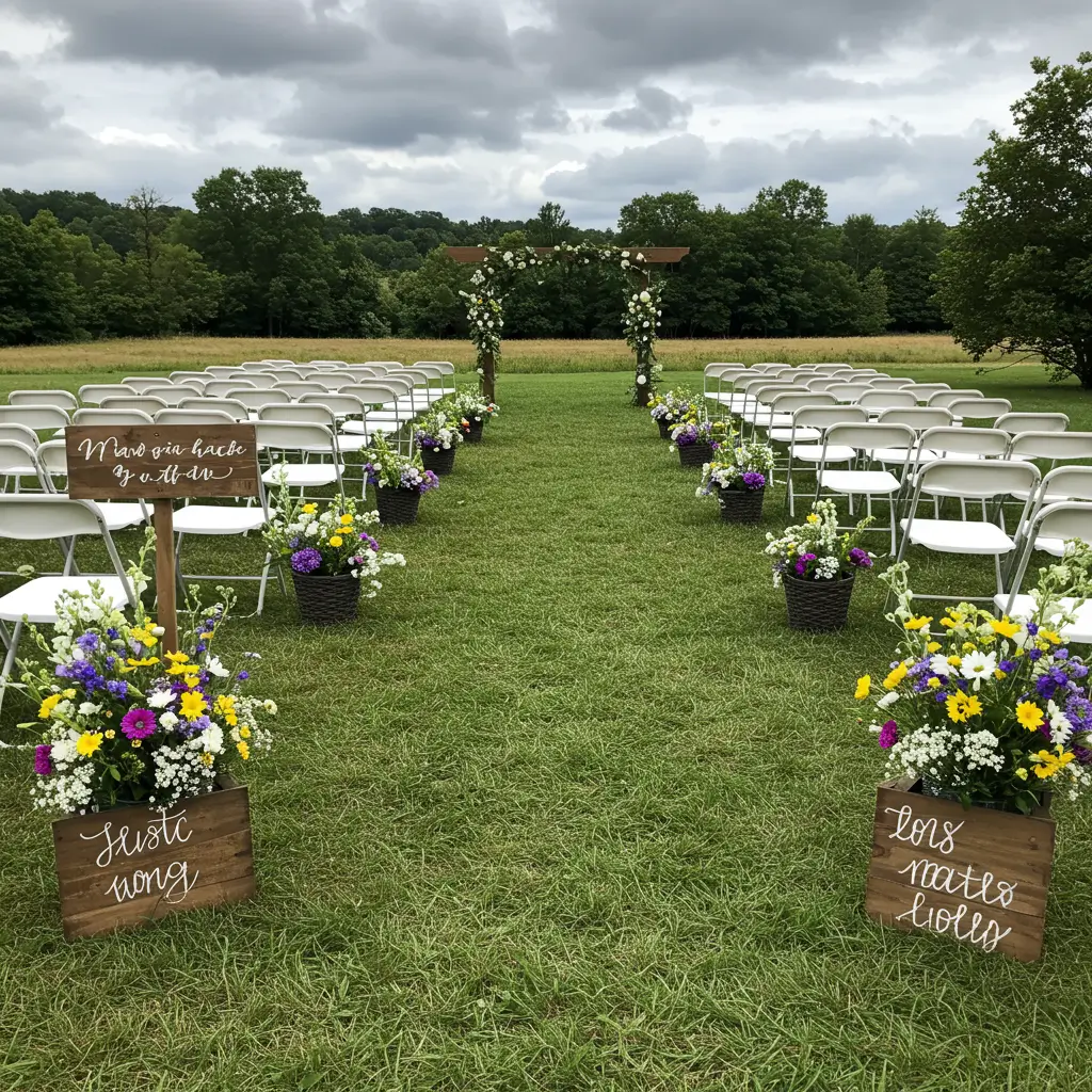 outdoor Wedding Aisle Ideas