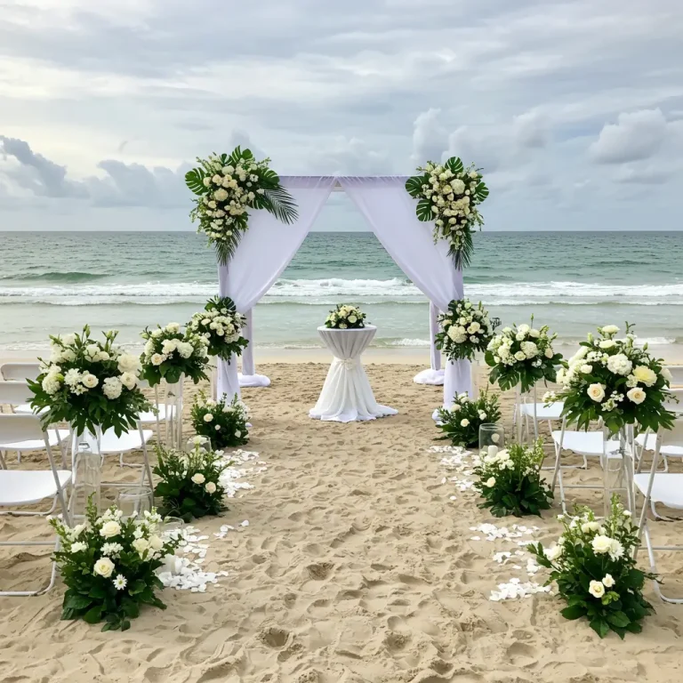 outdoor wedding ideas beach
